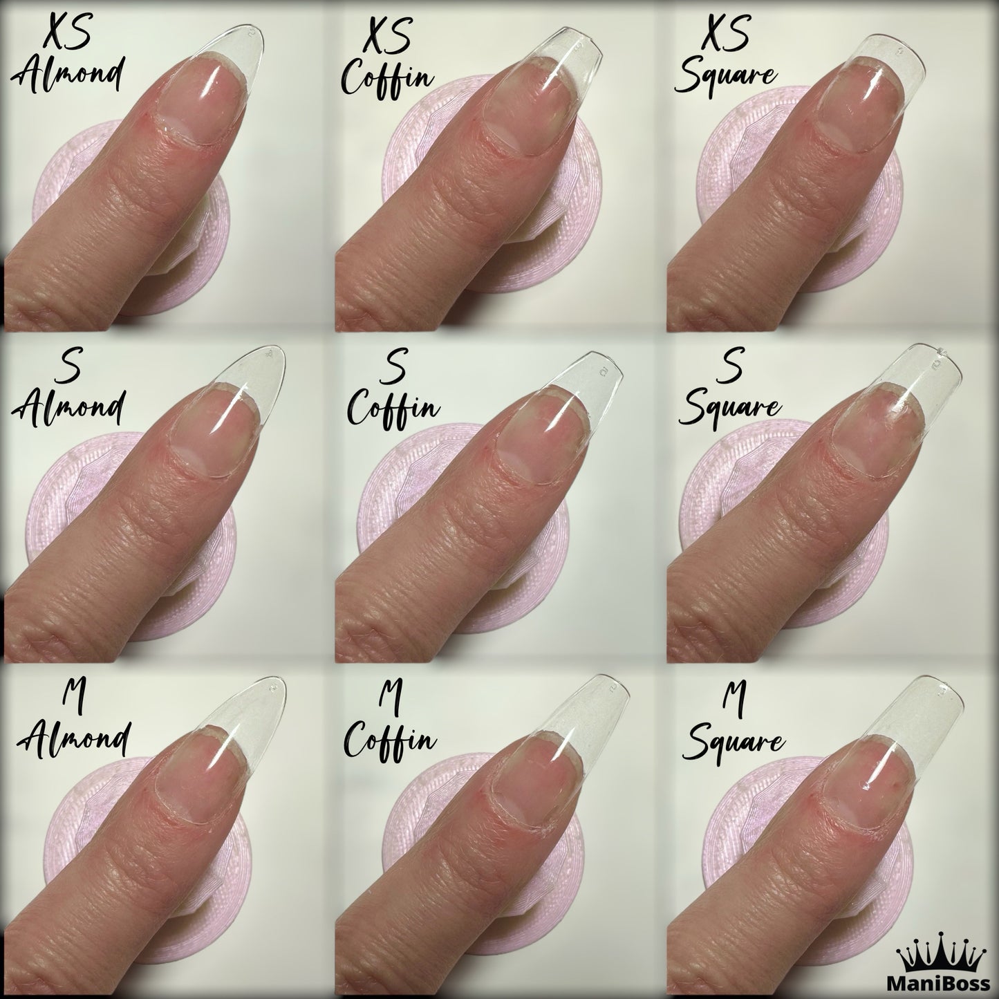 XS Almond Full Coverage Nail Tips